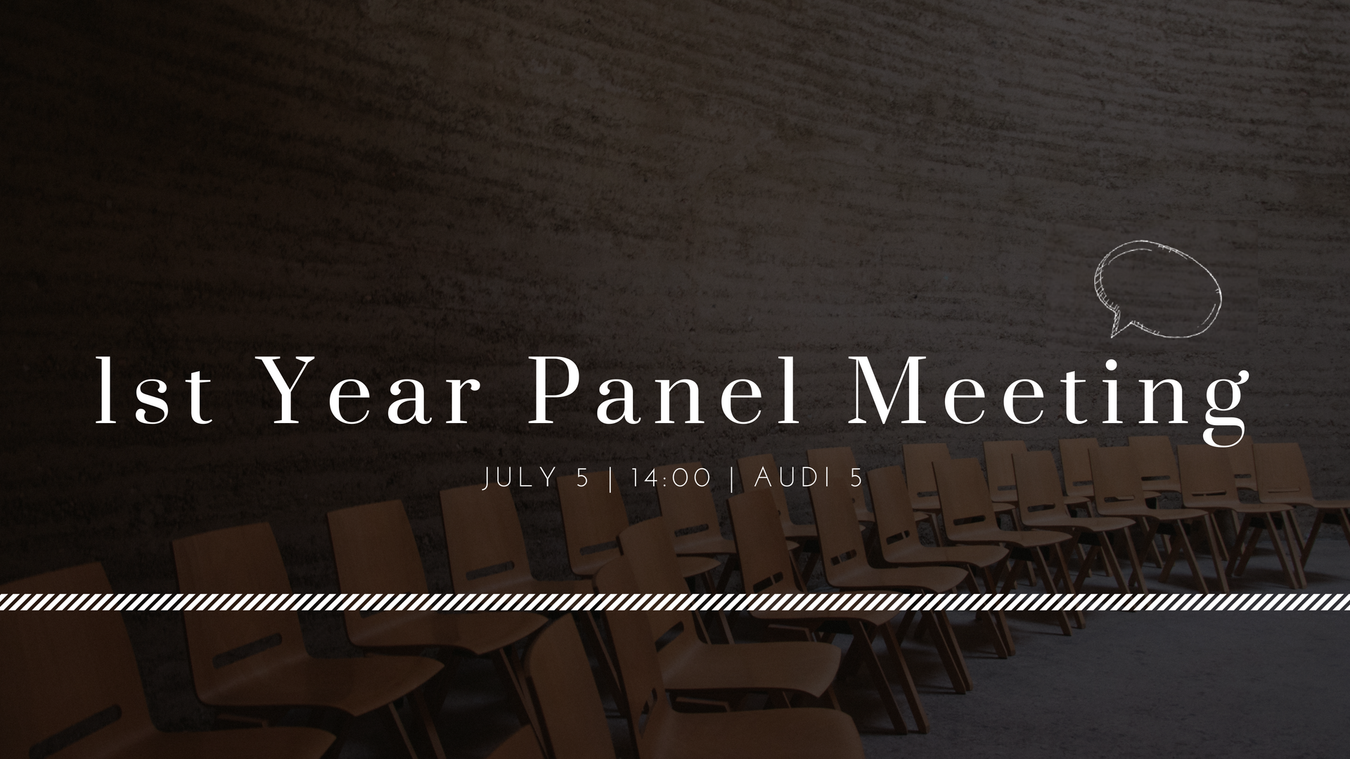1st Year Panel Meeting