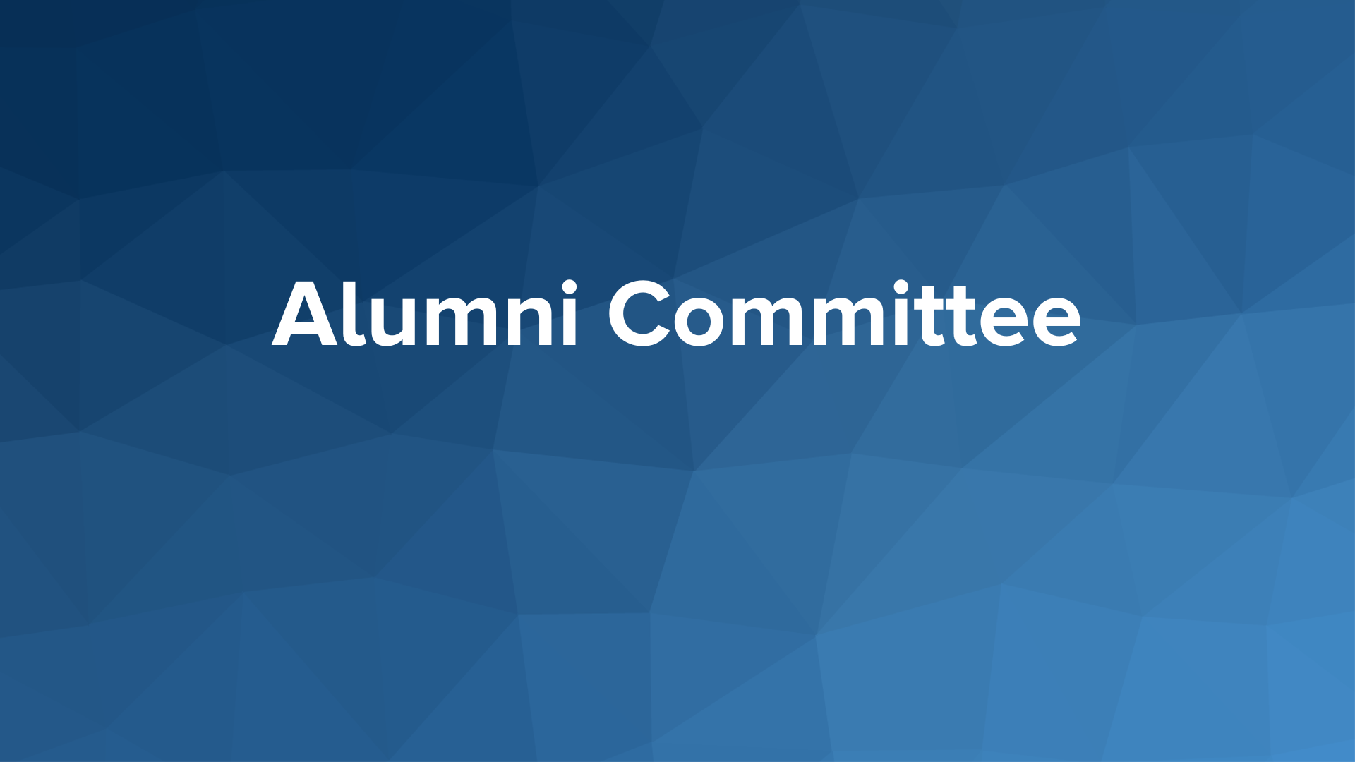 Alumni Committee