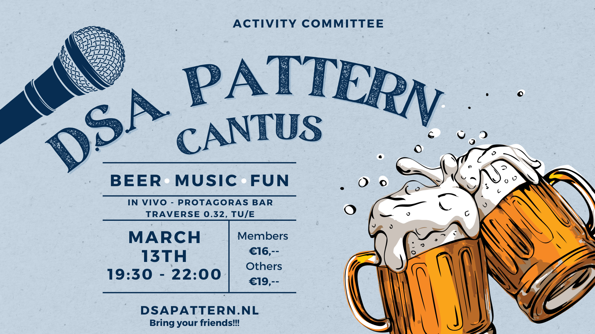 D.S.A. Pattern Cantus (Non-Member Ticket)