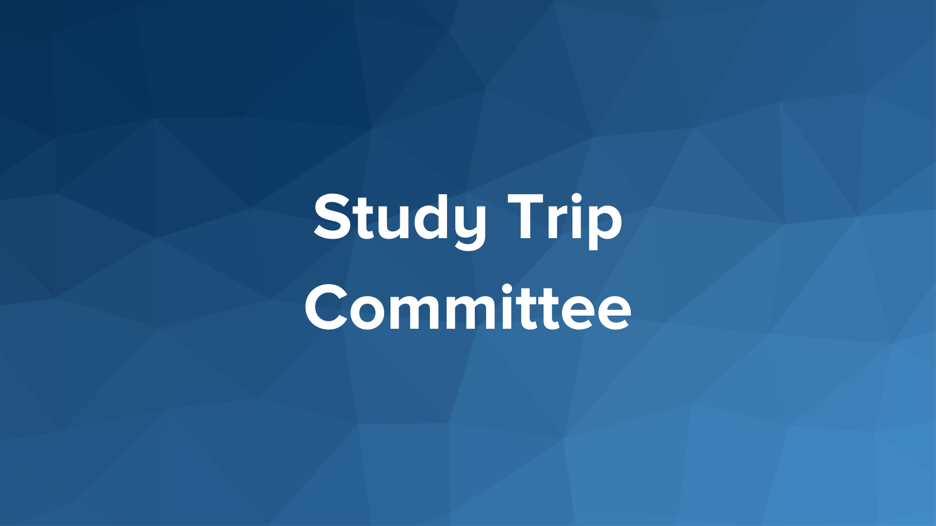 Study Trip Committee