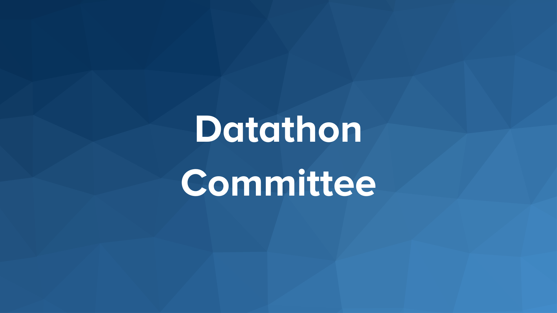 Datathon Committee