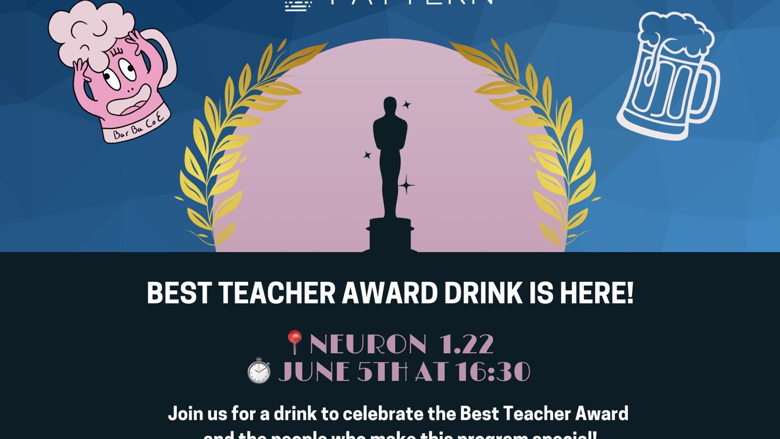Best Teacher Award Drink