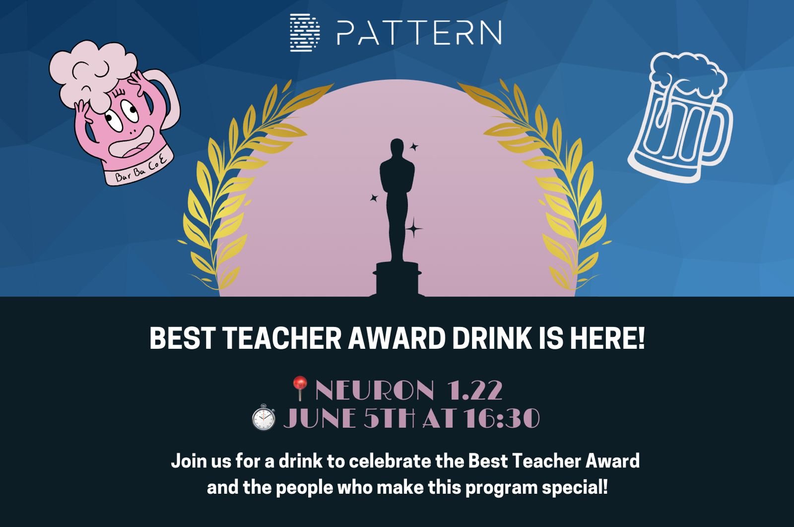 Best Teacher Award Drink